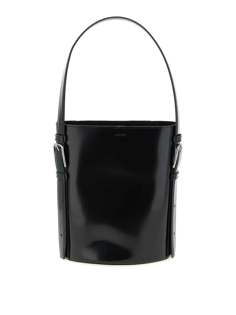 Coperni Borsa a secchiello ergonomica Nero