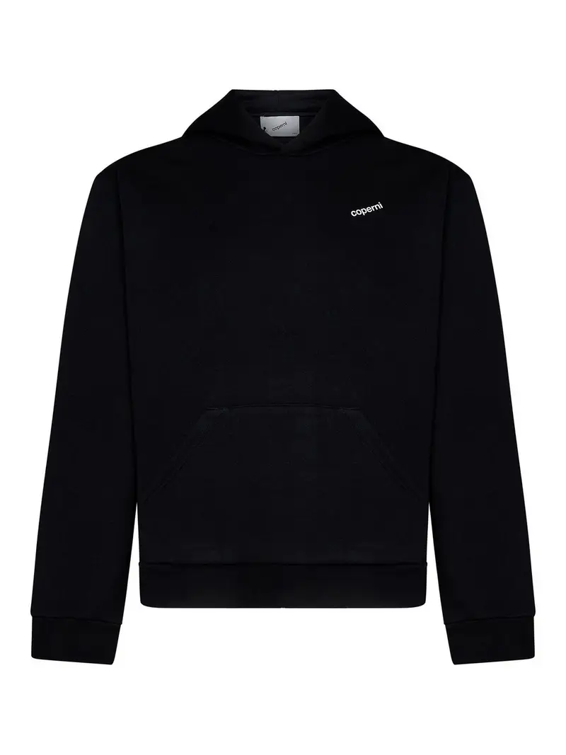 Coperni Felpa con cappuccio e logo Nero
