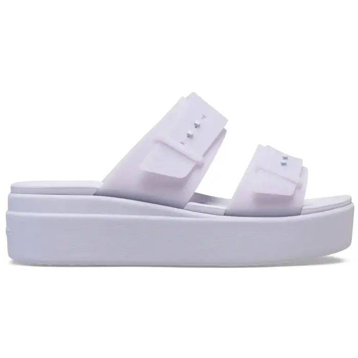 Crocs Zoccoli con tacco per ragazza Brooklyn Frosted Low Violet