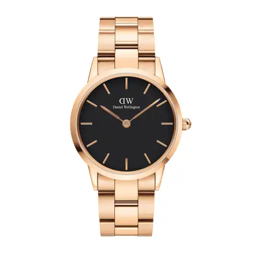 Daniel Wellington DW Orologio Iconic Link Black Rose Gold