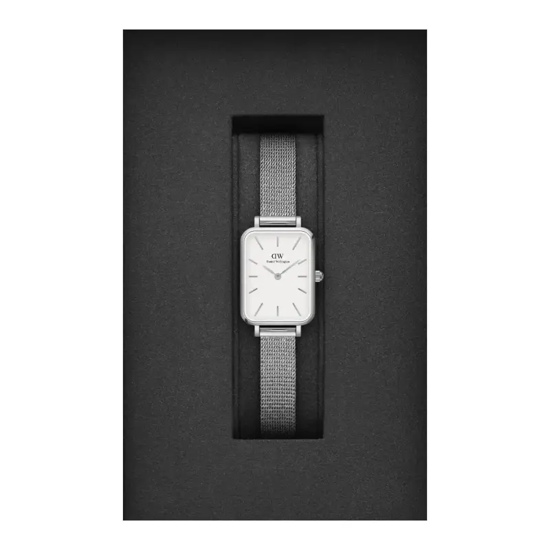 Daniel Wellington Orologio da donna Quadro Pressed Sterling