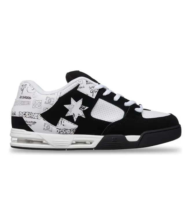 DC Command - Scarpe di pelle Nero Uomo