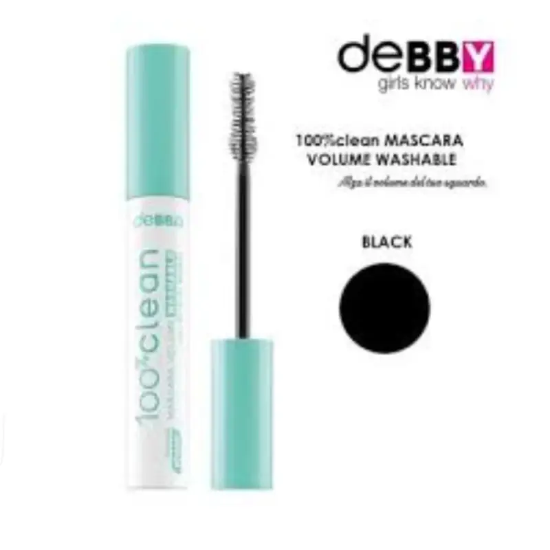 Debby 100%CLEAN VOLUME Mascara NERO Washable