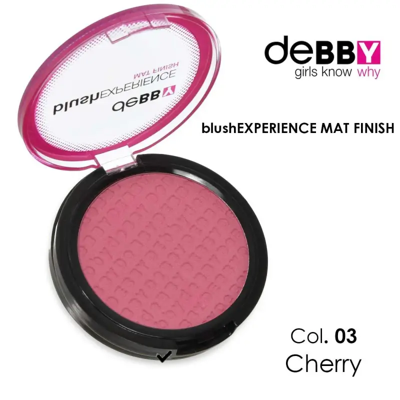 Debby blush Experience mat finish 03 ciliegia