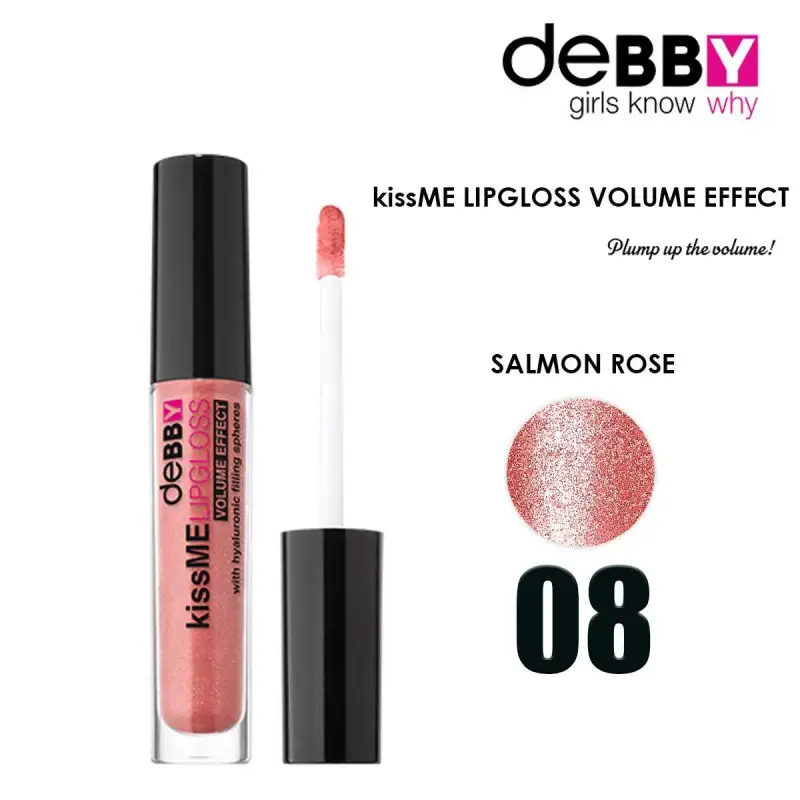 Debby kissme lucidalabbra volume 08 rosa salmone