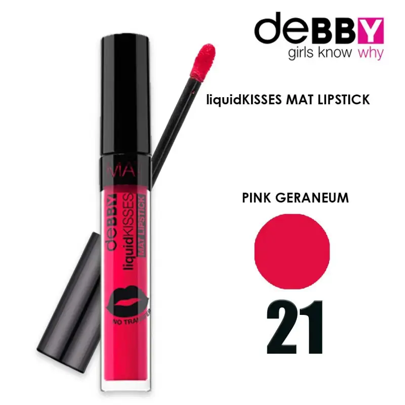 Debby liquid kisses mat 21 pink geraneum