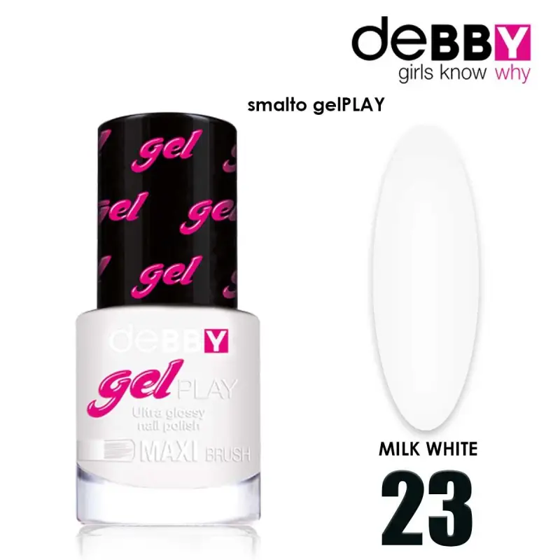 Debby smalto gel Play 23 MILK WHITE