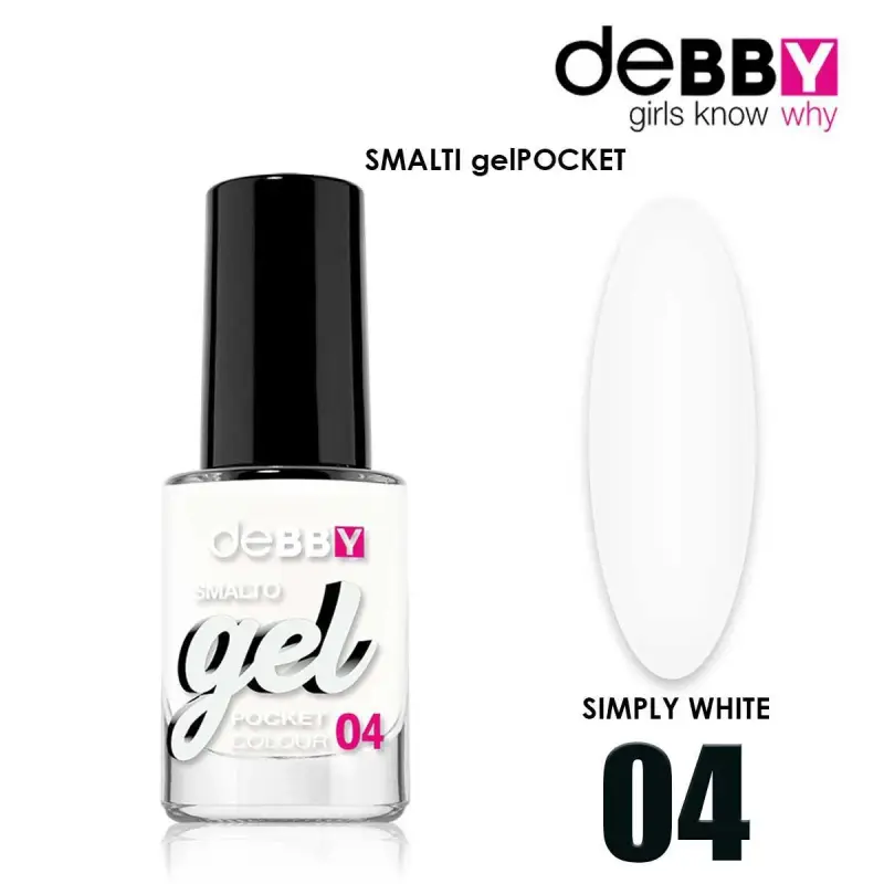 Debby smalto gel pocket 04 simply white