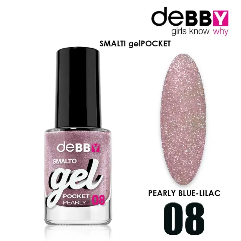 Debby smalto gel pocket 08 pearly blue-lilac