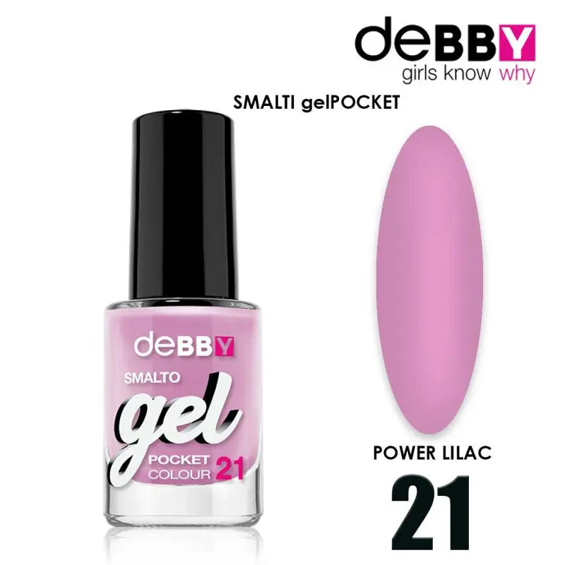 Debby smalto gel pocket 21 power lilac