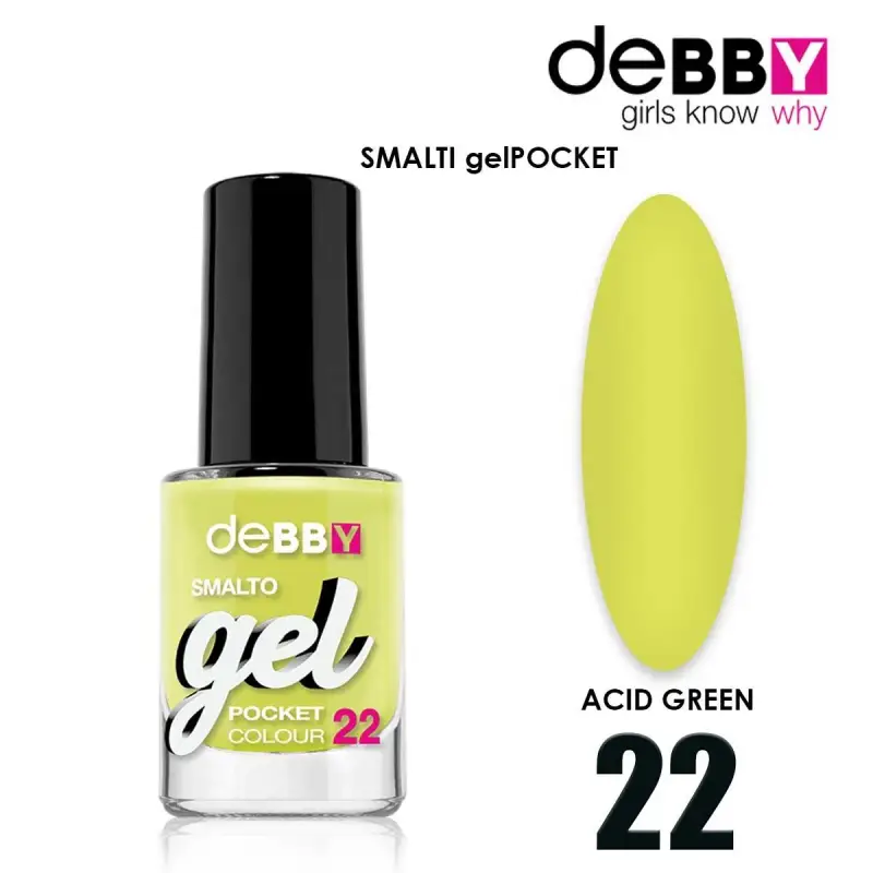 Debby smalto gel pocket 22 acid green