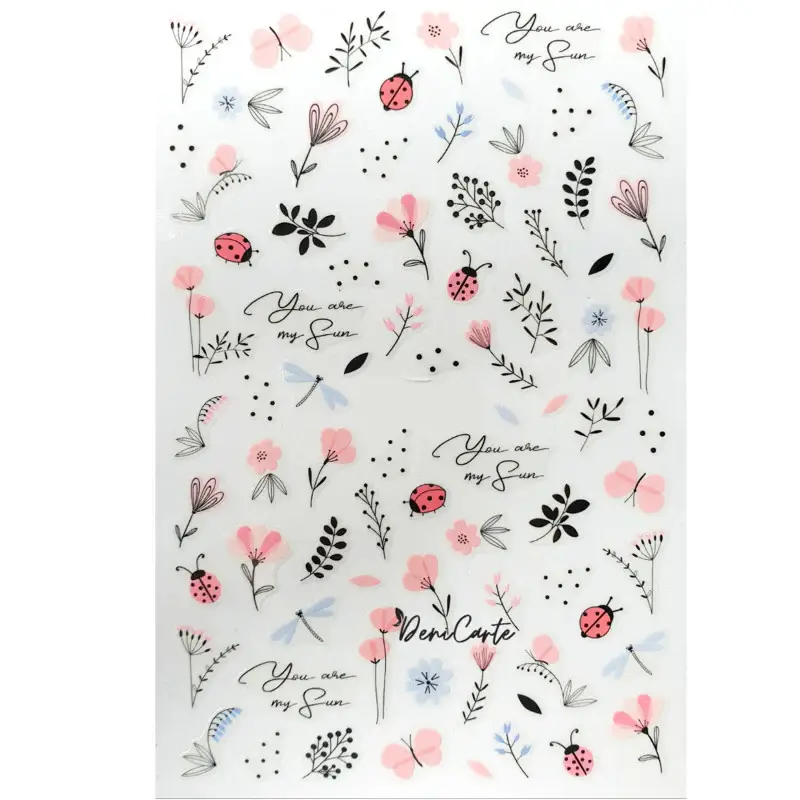 Deni carte Biedronka Stickers - adesivi autoadesivi per nail art