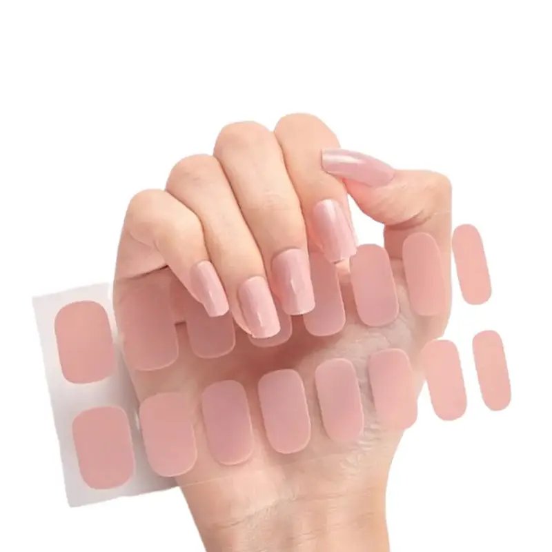 Deni carte Gel Stickers - Adesivi unghie induriti UV/LED, colorante vario Rosso intenso