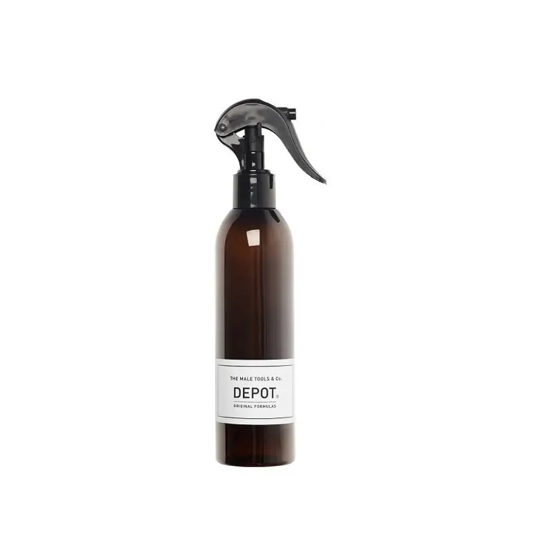 Depot accessori n. 717 flacone in plastica erogatore pompa spray marrone