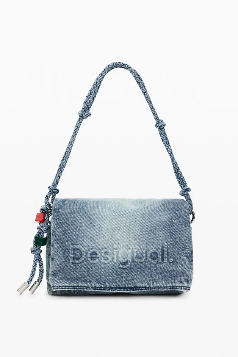 Borsa a Spalla Donna Azzurra Logo Azzurro