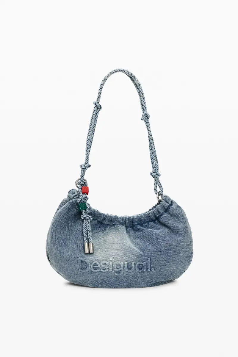 Borsa a Spalla Donna Azzurra Logo Azzurro