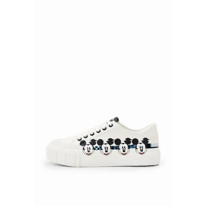 Scarpe da ginnastica da donna Desigual Street Mickey 1 Blanc
