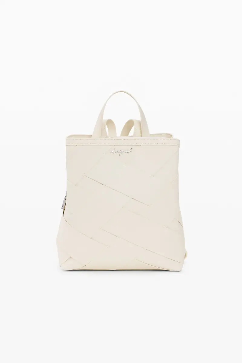 Zaino Donna Bianco Logo