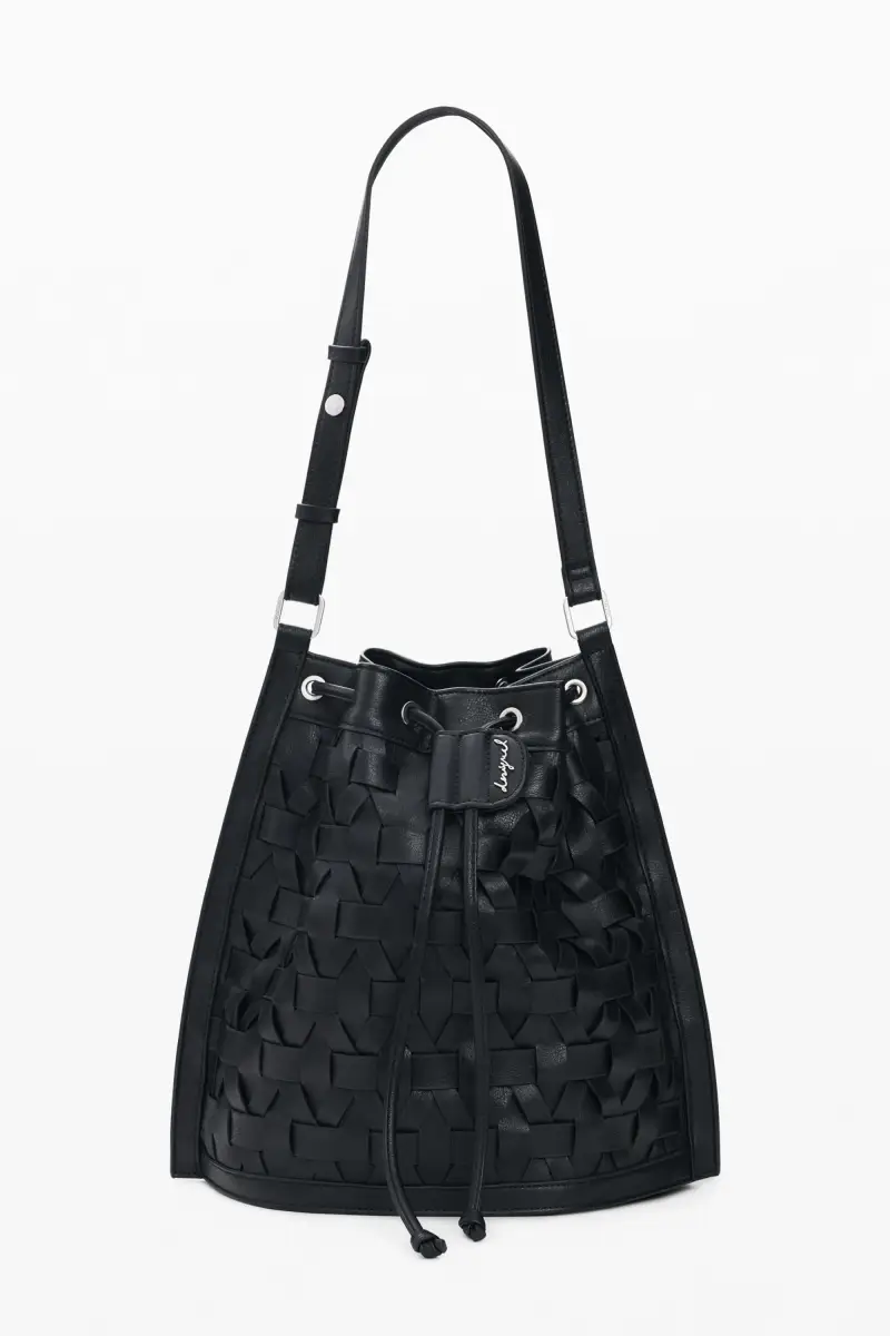 Borsa a Tracolla Zaino Donna Nero Logo