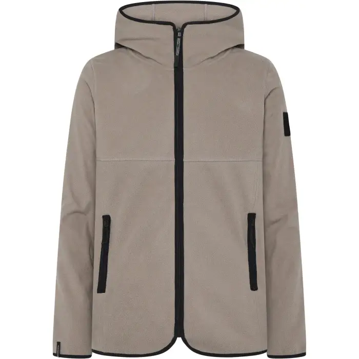 Felpa con cappuccio zip Didriksons Helmi Beige