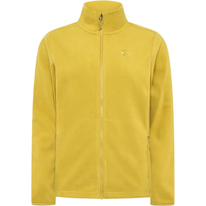Pile con zip da donna Didriksons Viona Jaune