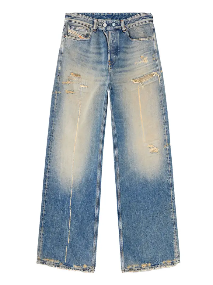 jeans wide diesel da donna - denim