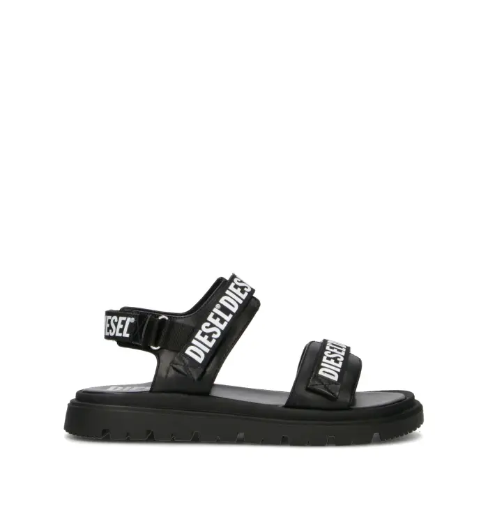 DIESEL Sandalo ragazzo nero Vario