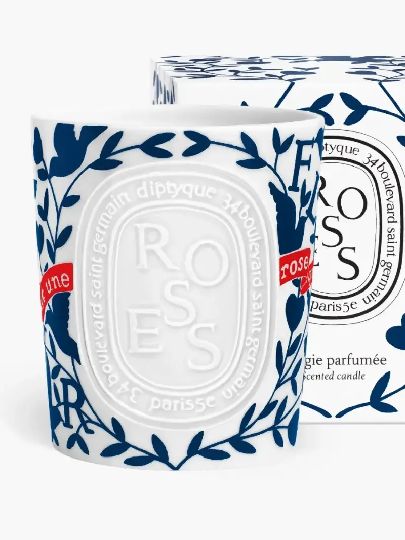 Diptyque Roses Candela San Valentino 600 GR