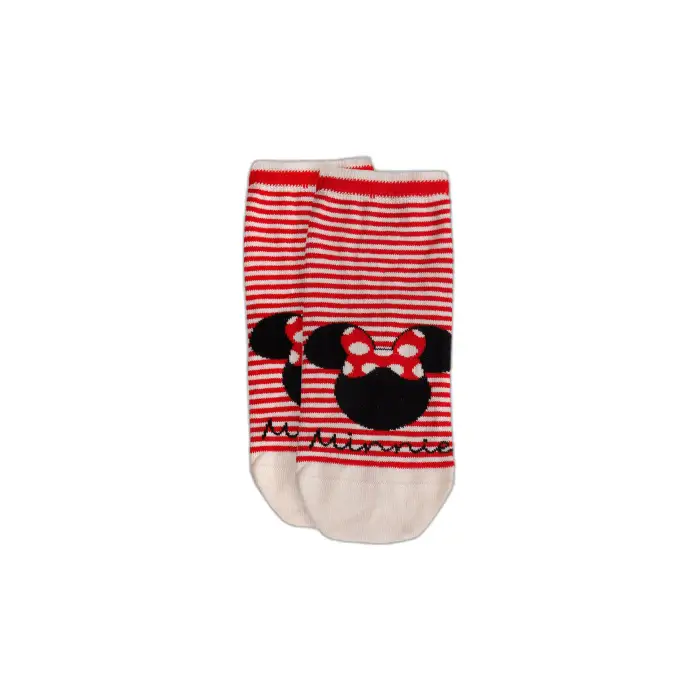 Disney Calze da donna Minnie à paillettes Rouge