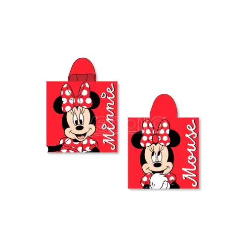 Disney Poncho di cotone per bambini Minnie Rouge