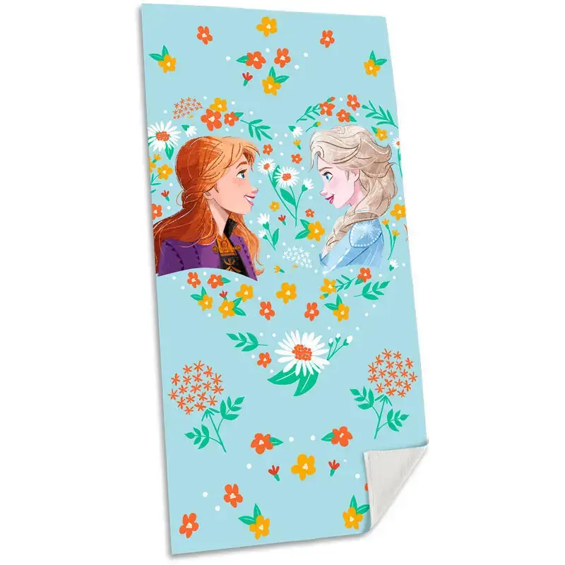 Disney Telo mare per bambina Frozen Bleu