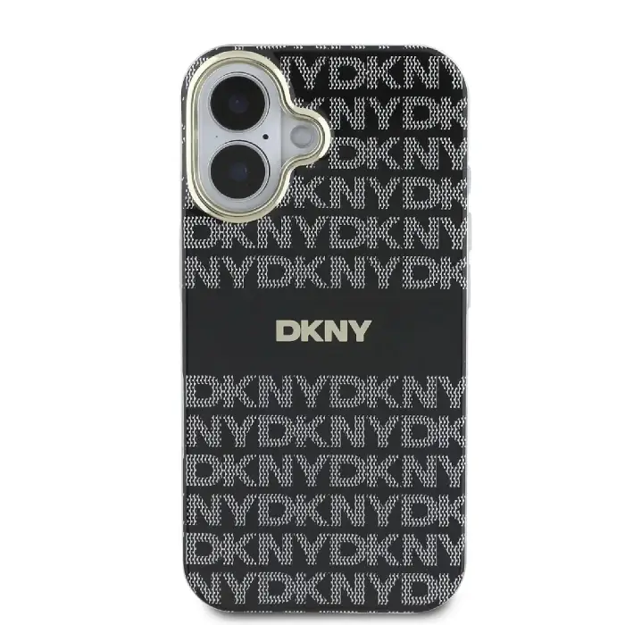 DKNY Cover per smartphone DKHMP16SHRHSEK iPhone 16 6 1´´ Noir