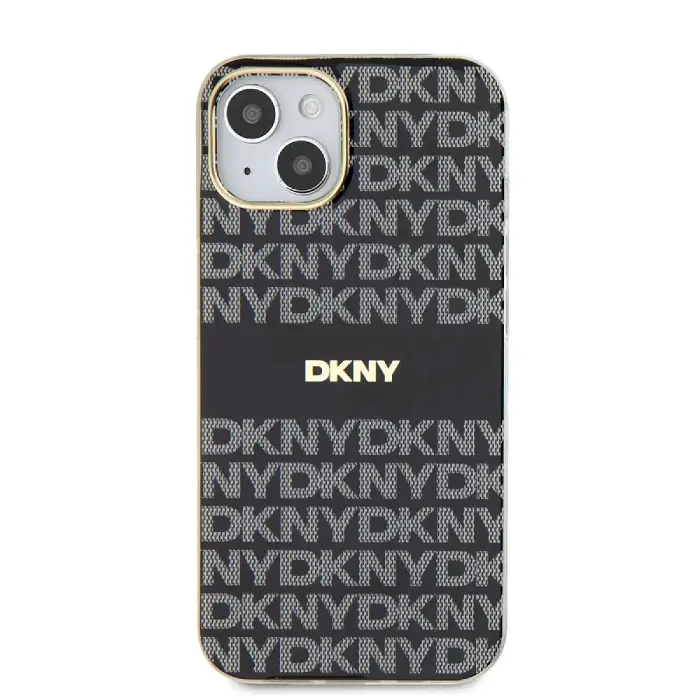 DKNY Cover per smartphone iPhone 14 15 13 6 1 Noir
