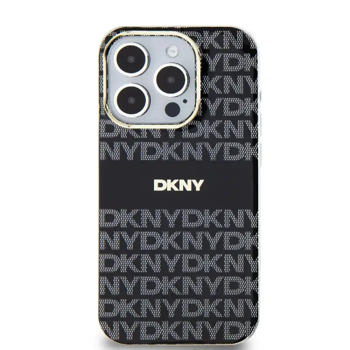 DKNY Cover per smartphone iPhone 15 Pro 6 1 Noir