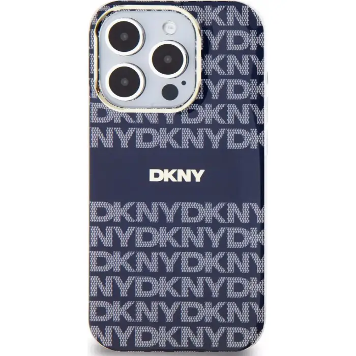 DKNY Cover per smartphone iPhone 15 Pro Max 6 7 Niebieski Bleu