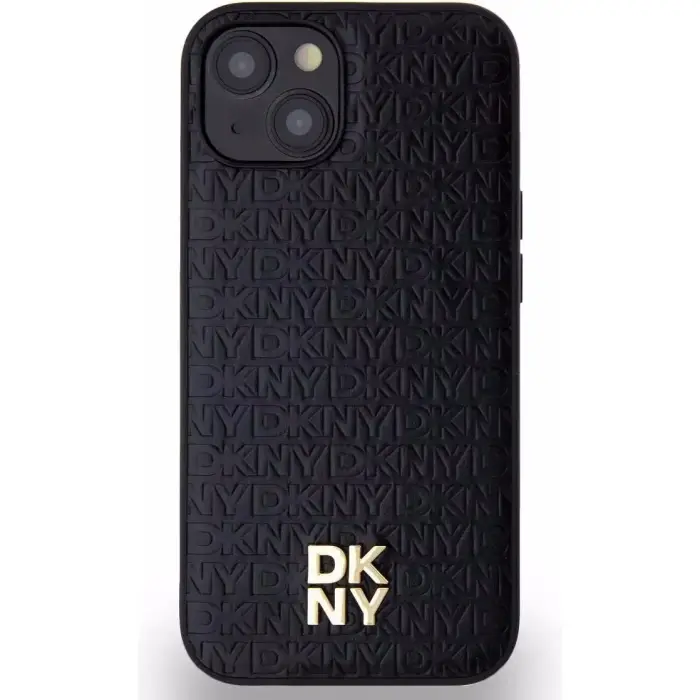 DKNY Cover per smartphone iPhone 151413 6 1 Pattern Noir