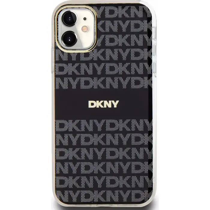 DKNY Cover per smartphone mono e rigato iPhone 11XR 6 1 Iml Noir