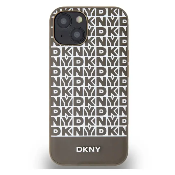 DKNY Cover per smartphone stampata iPhone 151413 6 1 Marron