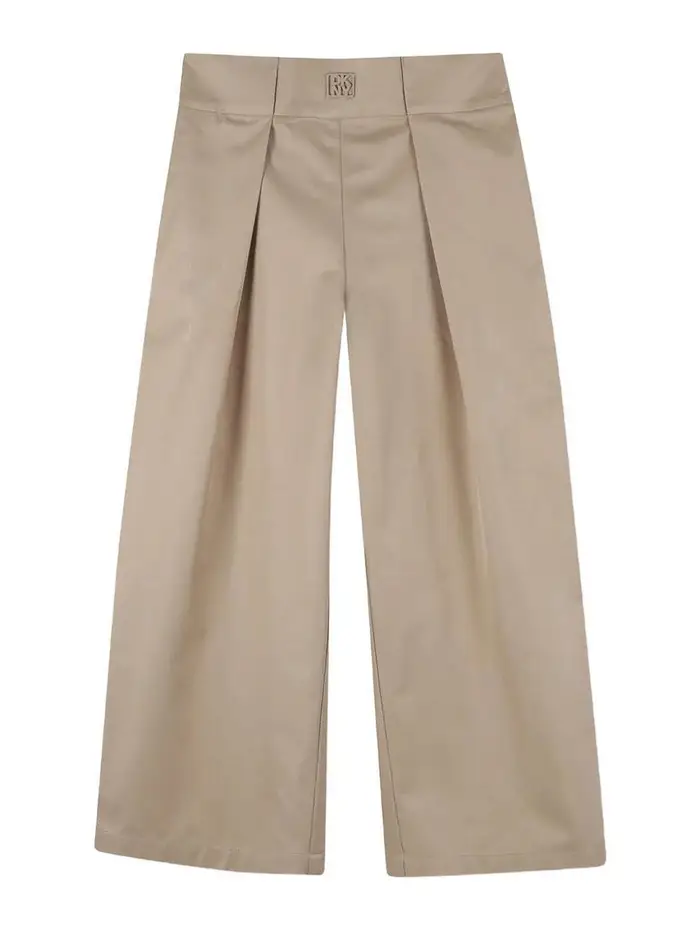 Dkny Pantalone Con Logo Beige