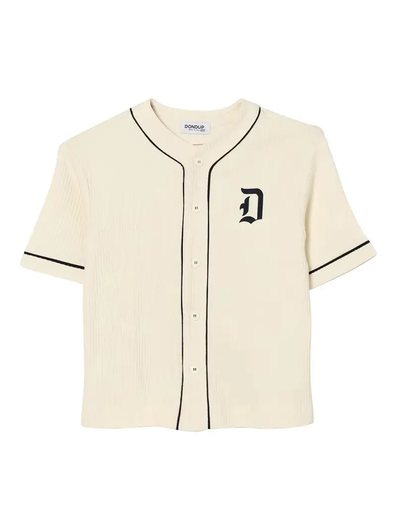 Dondup Camicia Con Logo Crema