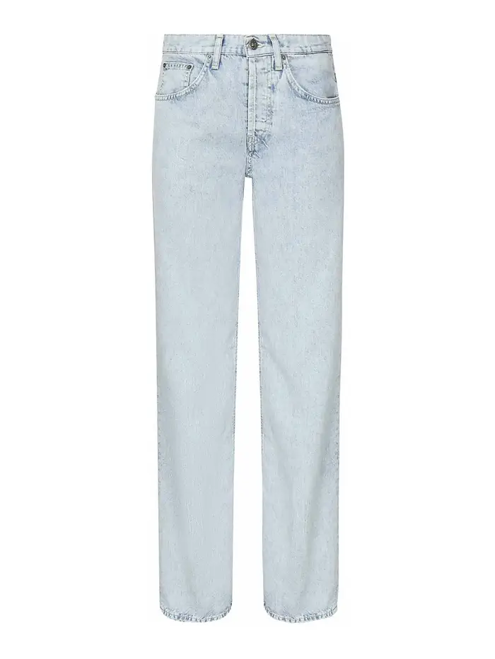 Dondup Jeans jacklyn una larga gamba in denim Blu