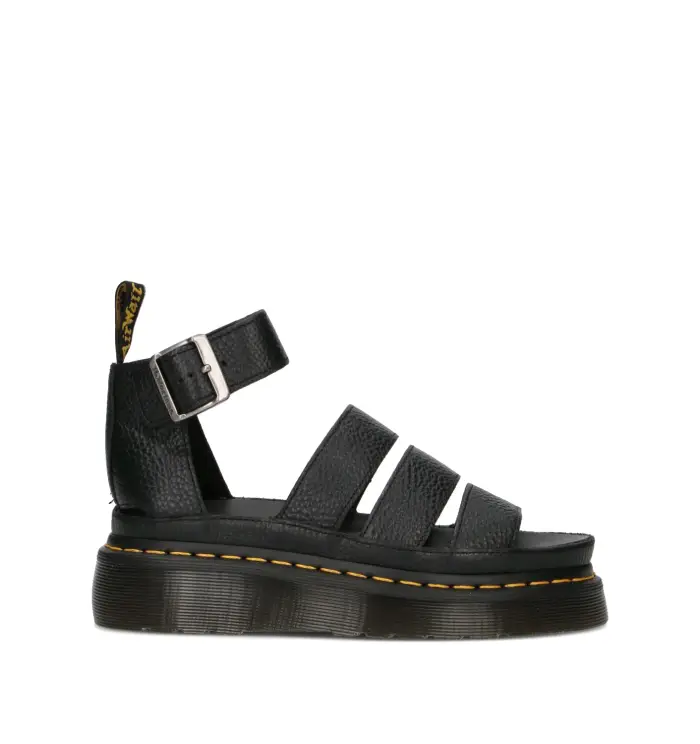 DR MARTENS CLARISSA II QUAD Sandalo donna nero in pelle Vario
