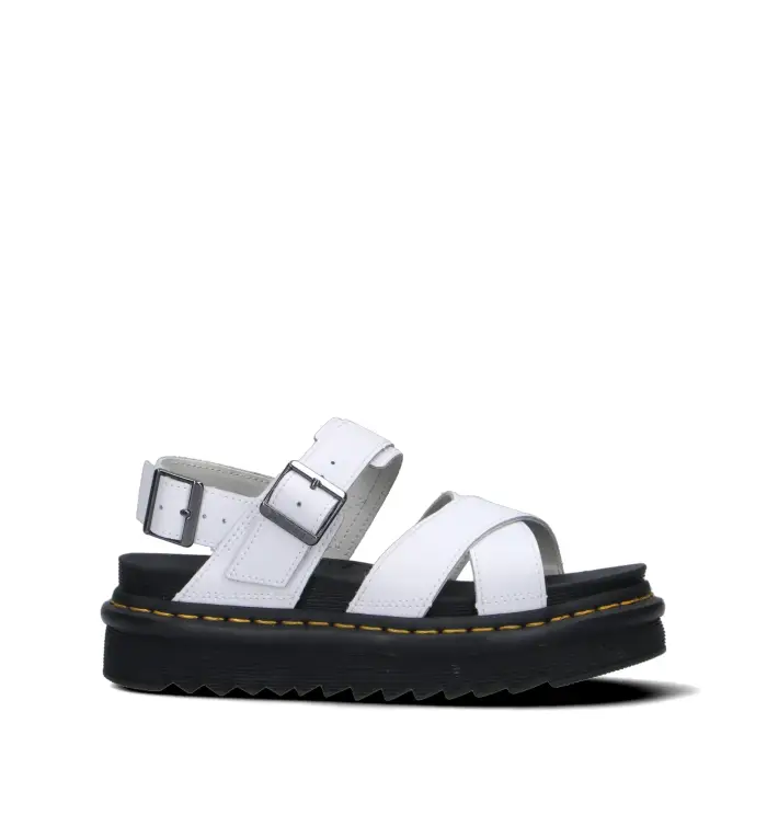 DR MARTENS Sandalo donna bianco in pelle Vario