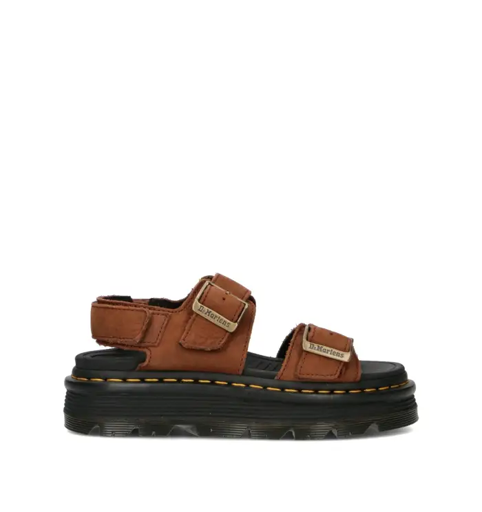 DR MARTENS Sandalo donna marrone in pelle Vario