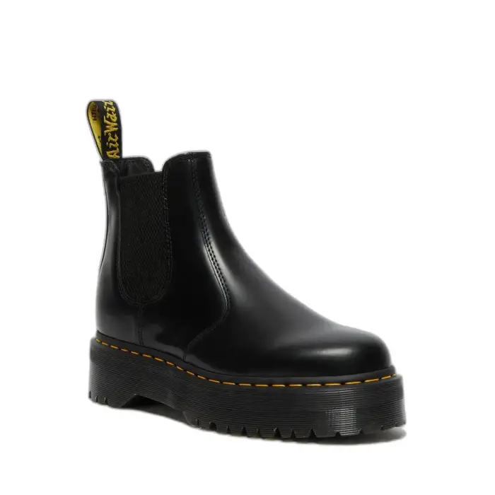 Stivaletti Dr Martens 2976 Polished Smooth Platform chelsea Noir