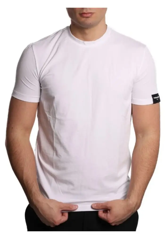 T-SHIRT ROUND NECK T-SHIRT BIANCO