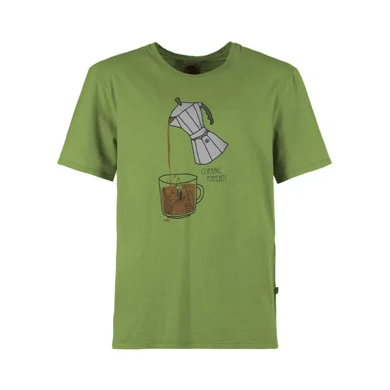 E 9 T-Shirt Arrampicata Cup Verdeapple Uomo Verde