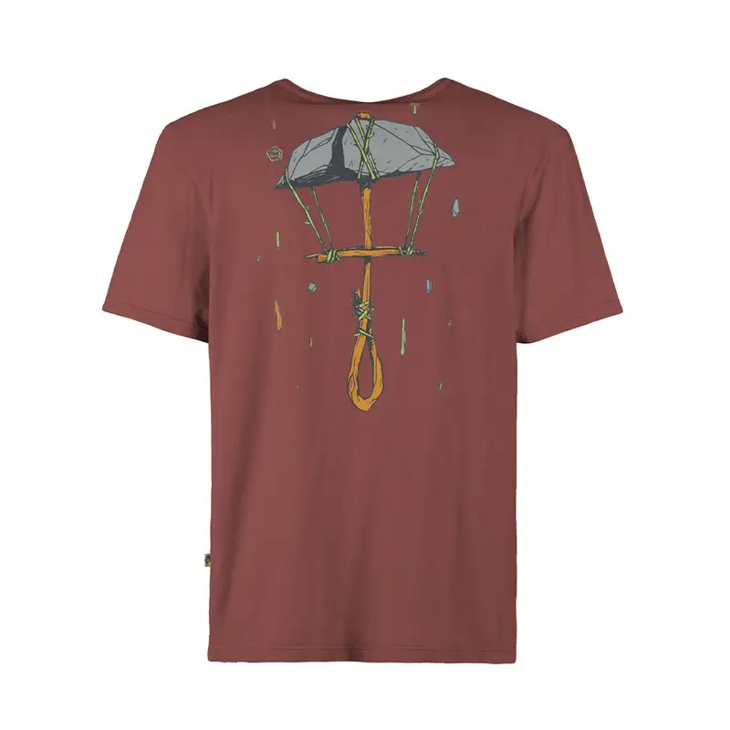 E 9 T-Shirt Arrampicata Sapiens Paprika Uomo