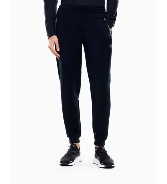 per uomo 8NPP63_PJ4EZ Pantaloni blu navy dal taglio moderno (3XL), Casual, Poliestere