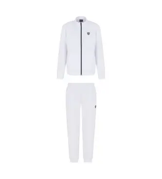 per uomo 8NPV56_PJ4EZ Tuta bianca premium (M), Bianco, Casual, Sportivo, Multisport, Poliestere